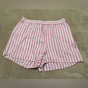 Universal Thread Pink Striped Casual Shorts Sz M